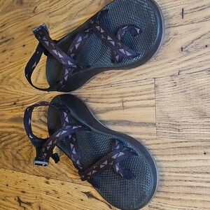 Chaco Brown and Maroon Strappy Sandals Men's Size 11 M6